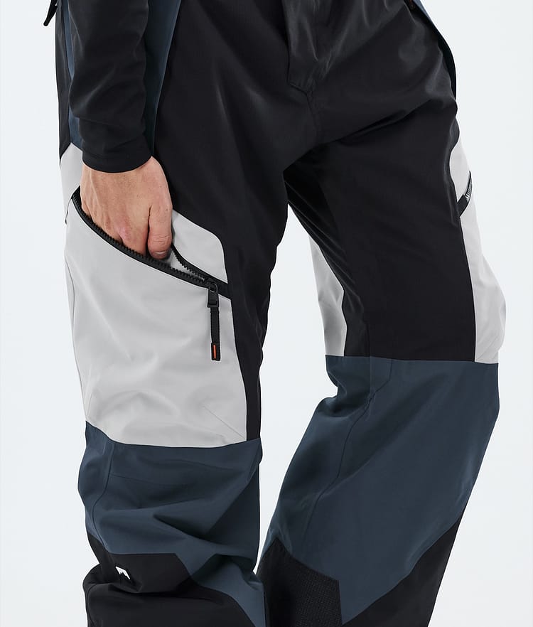 Dozer Kalhoty na Snowboard Pánské Light Grey/Black/Metal Blue, Image 6 of 6
