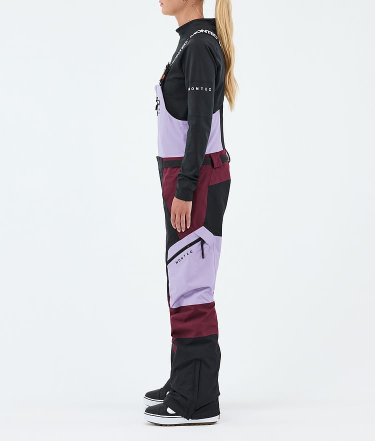 Dozer W Snowboardbukse Dame Faded Violet/Black/Burgundy, Image 3 of 7