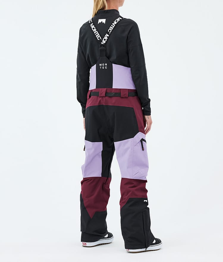 Dozer W Snowboardbukse Dame Faded Violet/Black/Burgundy, Image 4 of 7