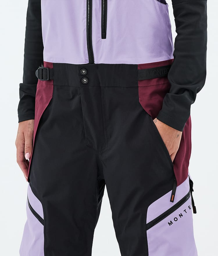 Dozer W Snowboardbukse Dame Faded Violet/Black/Burgundy, Image 5 of 7