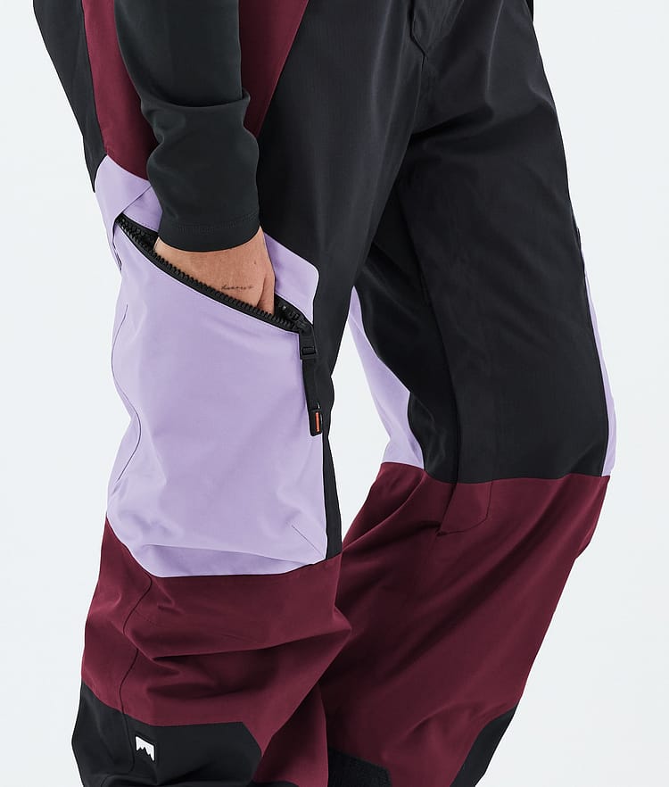Dozer W Pantaloni Sci Donna Faded Violet/Black/Burgundy, Image 7 of 7