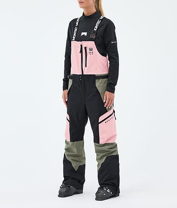 Dozer W Ski Pants Women Soft Pink/Greenish/Black