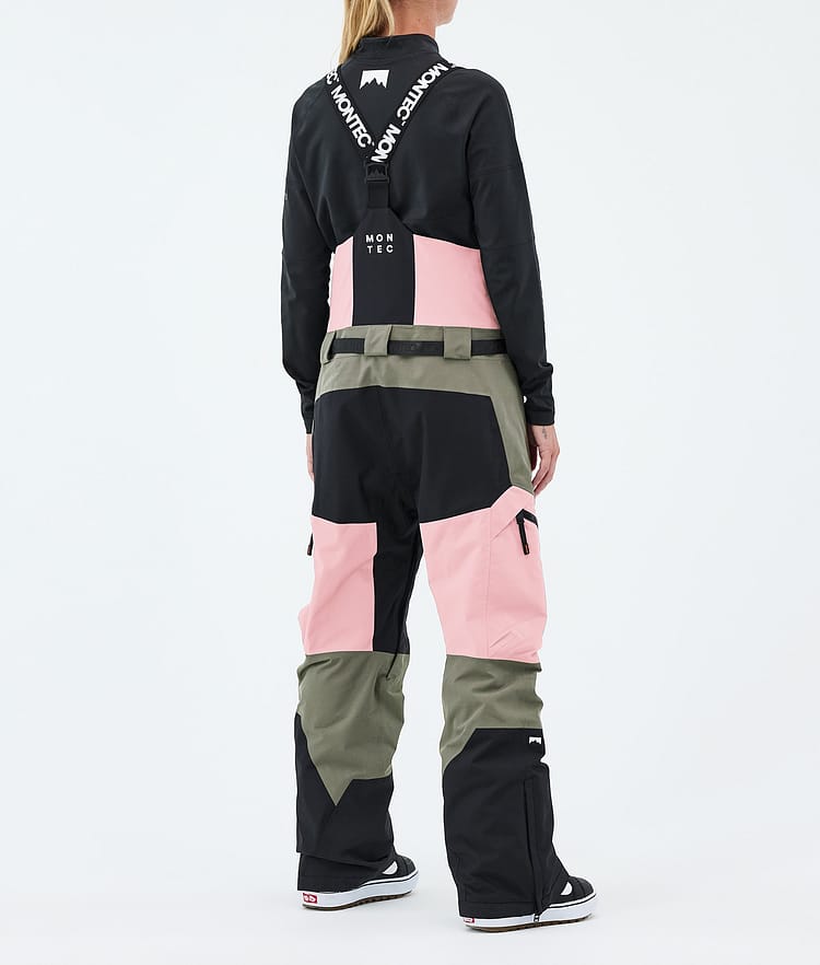 Dozer W Pantalones Snowboard Mujer Soft Pink/Greenish/Black, Image 4 of 7