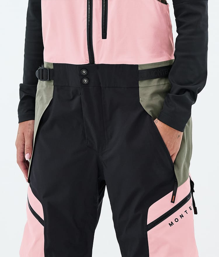 Dozer W Ski Pants Women Soft Pink/Greenish/Black, Image 5 of 7