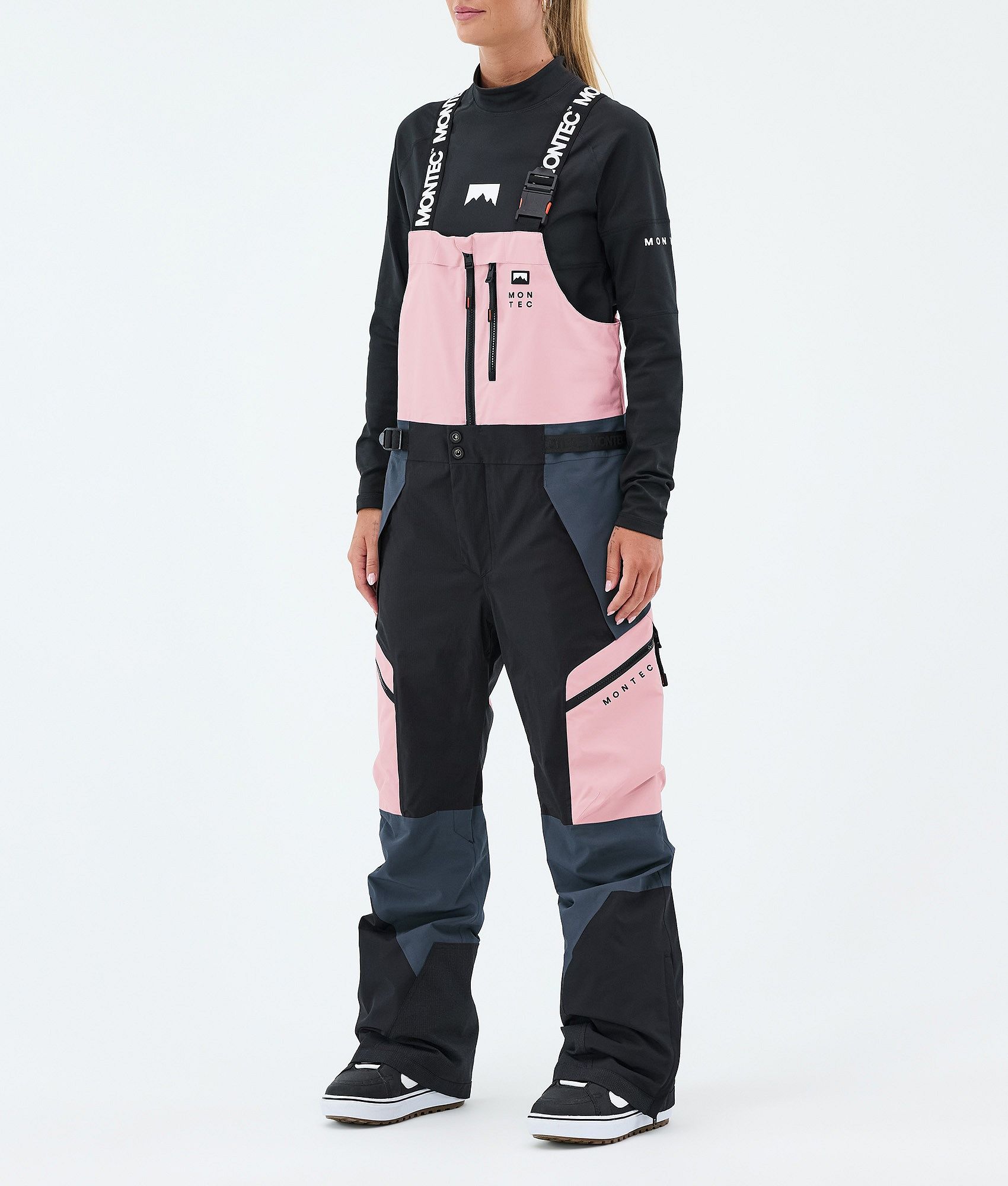 モンテック　MONTEC　スキーパンツ M　レディース Montec Dozer W Snowboard Pants Women Soft Pink/Black/Metal Blue