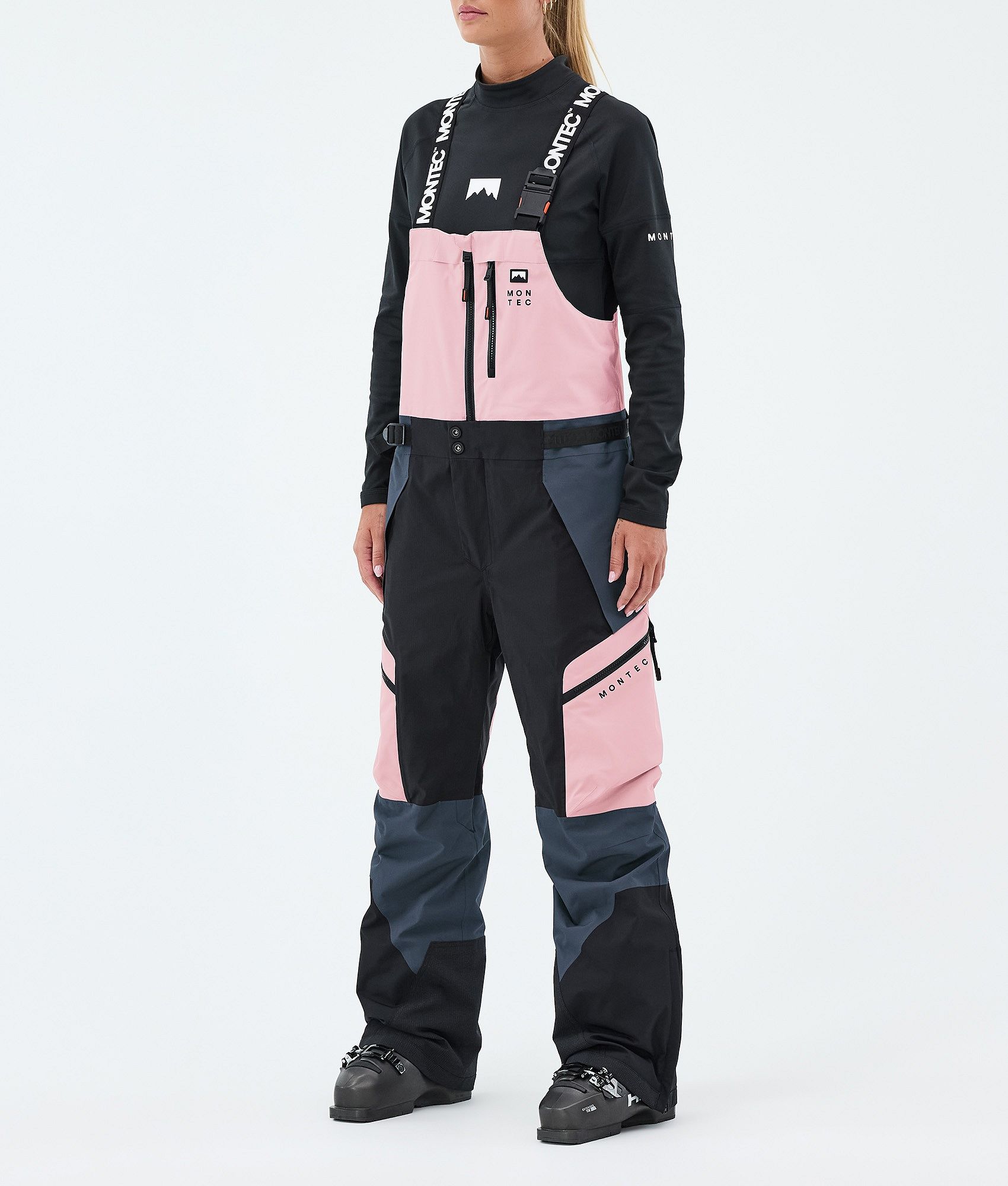 Montec Dozer W スキーパンツ レディース Soft Pink/Black/Metal Blue
