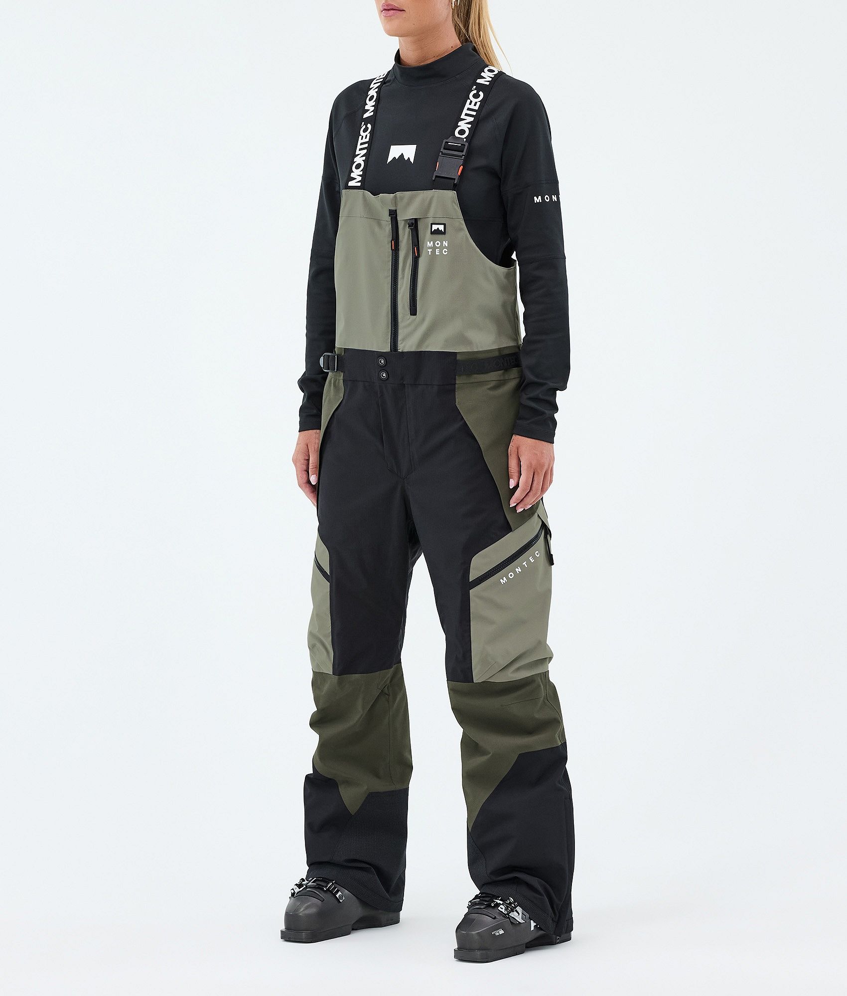 Montec Dozer W スキーパンツ レディース Greenish/Black/Olive Green