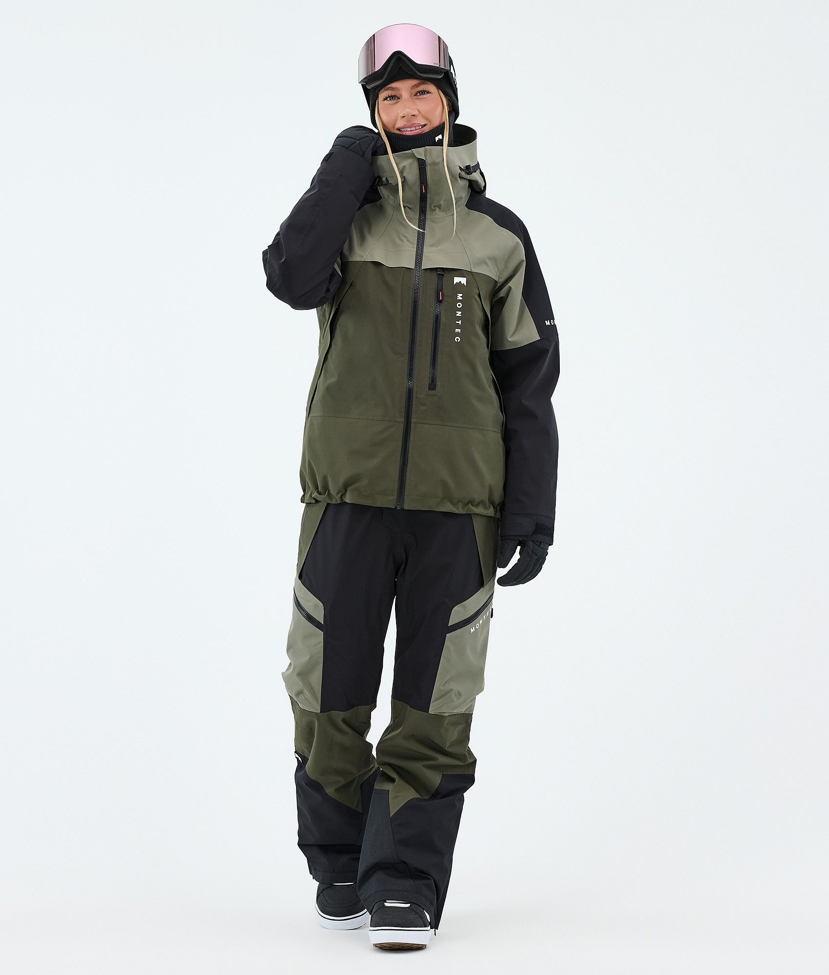 Montec Dozer W Snowboard Pants Women Greenish/Black/Olive Green