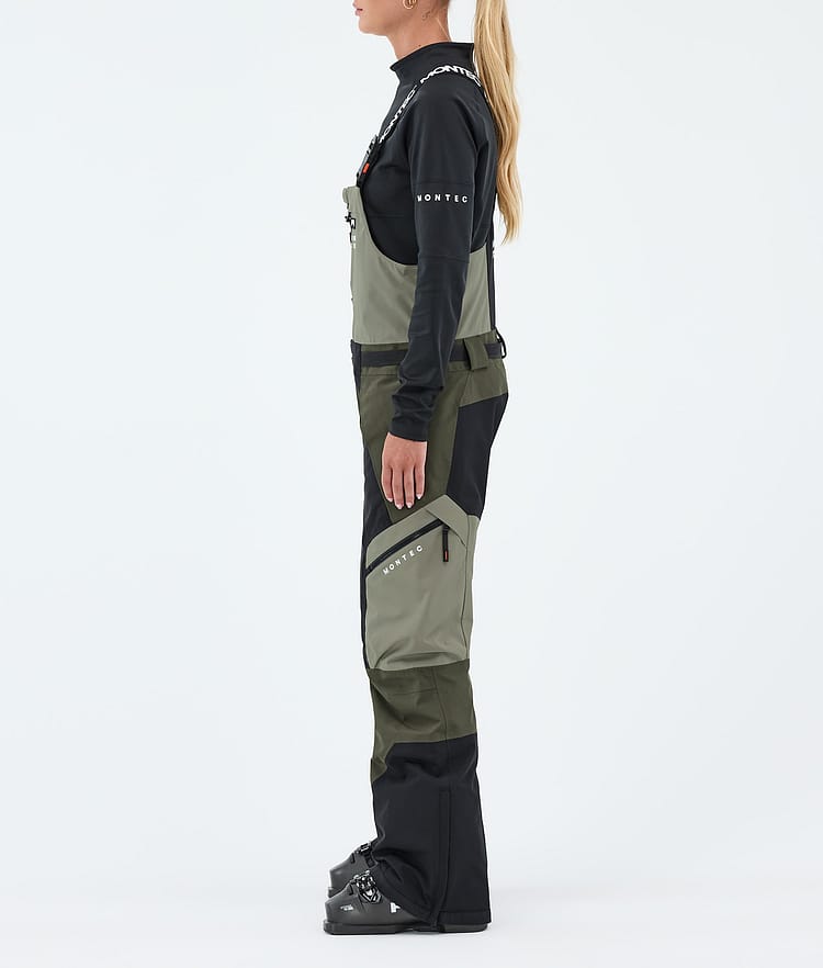 Dozer W Pantaloni Sci Donna Greenish/Black/Olive Green, Image 3 of 7