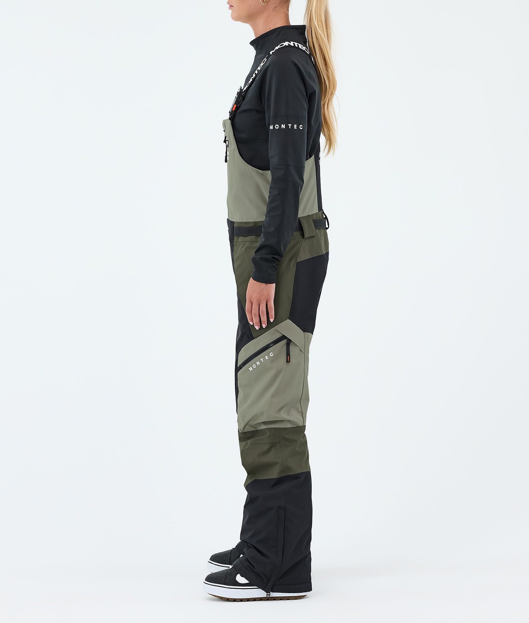 Montec Dozer W スノボ パンツ レディース Greenish/Black/Olive Green