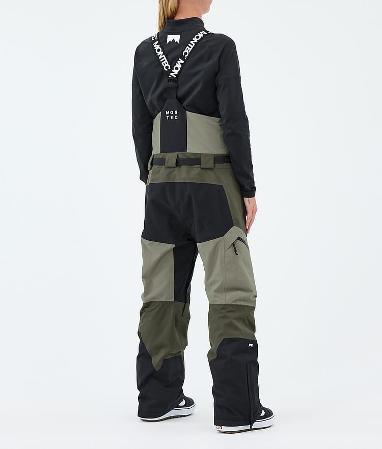 Dozer W Snowboard Bukser Dame Greenish/Black/Olive Green, Image 4 of 7