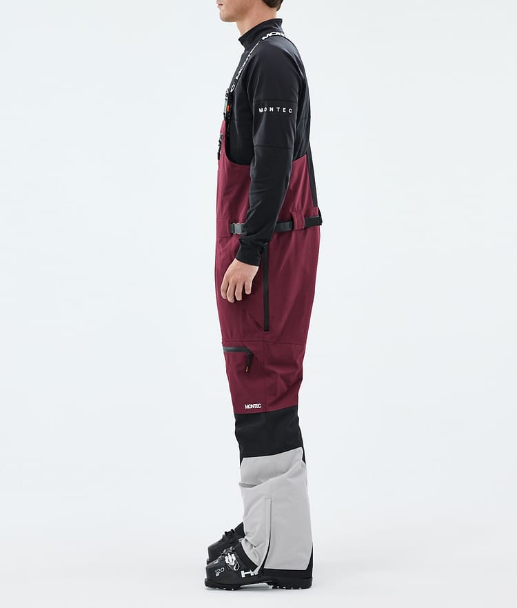 Arch Ski Pants Men Burgundy/Black/Light Grey, Image 2 of 6