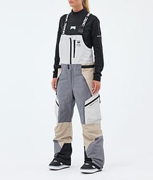 Montec Dozer W Snowboard Pants Women Light Grey/Light Pearl/Sand