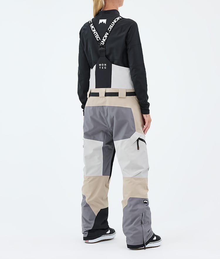 Dozer W Snowboardbukse Dame Light Grey/Light Pearl/Sand, Image 4 of 7