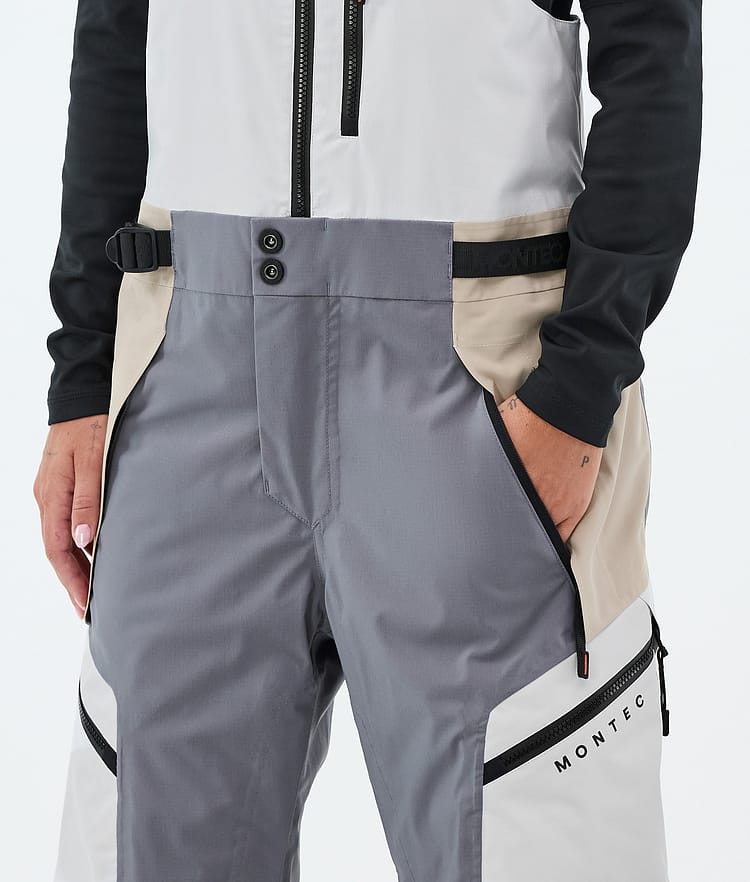 Dozer W Snowboardbukse Dame Light Grey/Light Pearl/Sand, Image 5 of 7