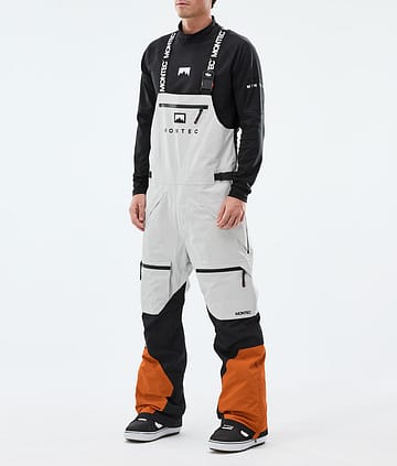 Arch Pantalones Snowboard Hombre Light Grey/Black/Burned Orange