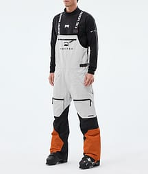 Montec Arch Pantalon de Ski Homme Light Grey/Black/Burned Orange