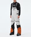 Montec Arch Ski Pants Men Light Grey/Black/Burned Orange