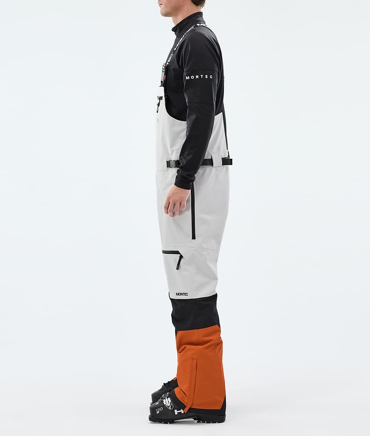 Arch Ski Pants Men Light Grey/Black/Burned Orange, Image 2 of 6
