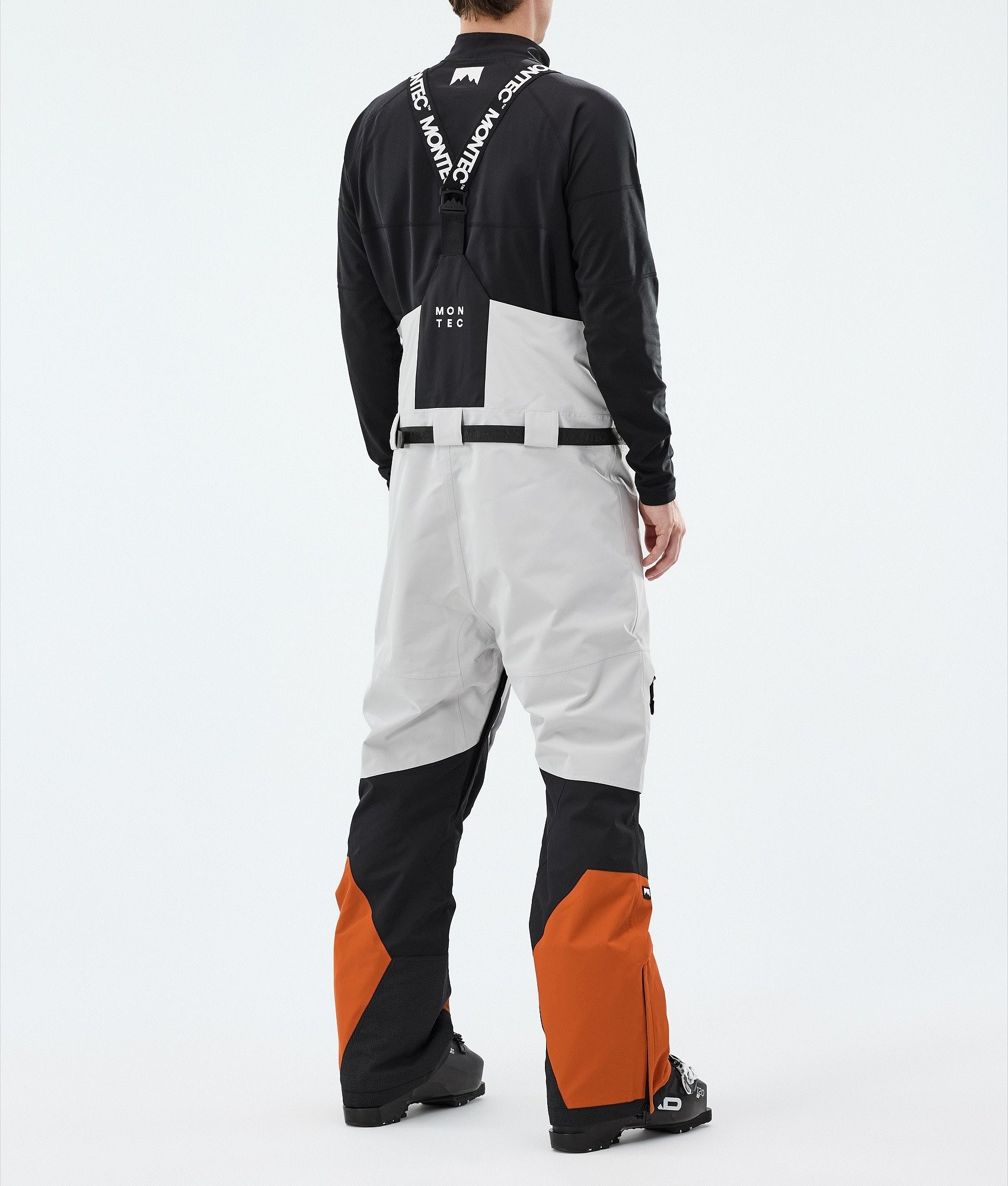 Montec Arch Ski Pants Men Light Grey/Black/Burned Orange