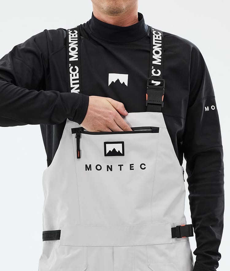 Arch Snowboard Pants Men Light Grey/Black/Burned Orange, Image 5 of 6