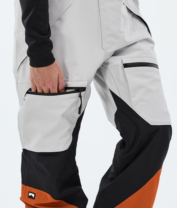 Arch Ski Pants Men Light Grey/Black/Burned Orange, Image 6 of 6