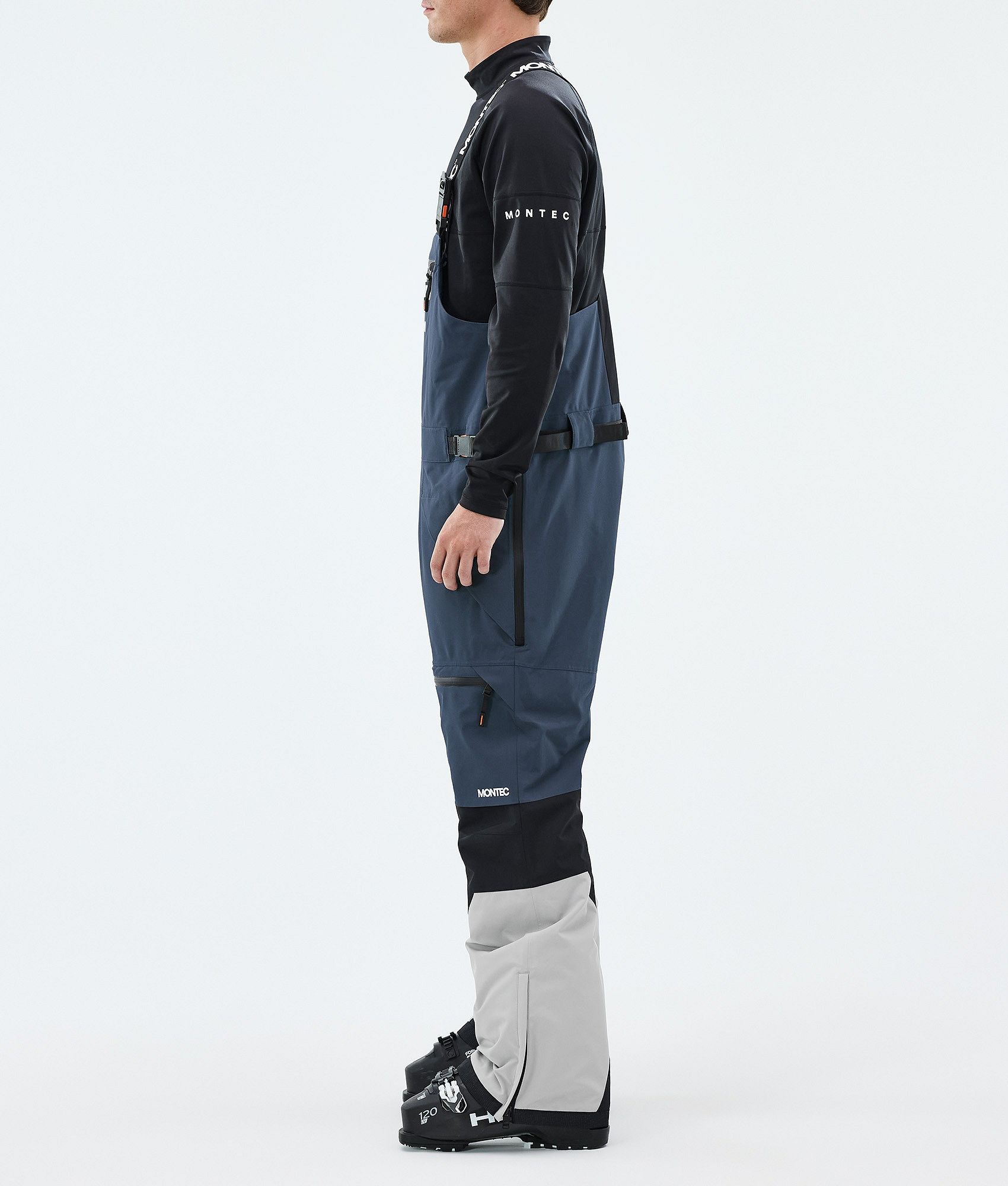 Montec Arch スキーパンツ メンズ Metal Blue/Black/Light Grey