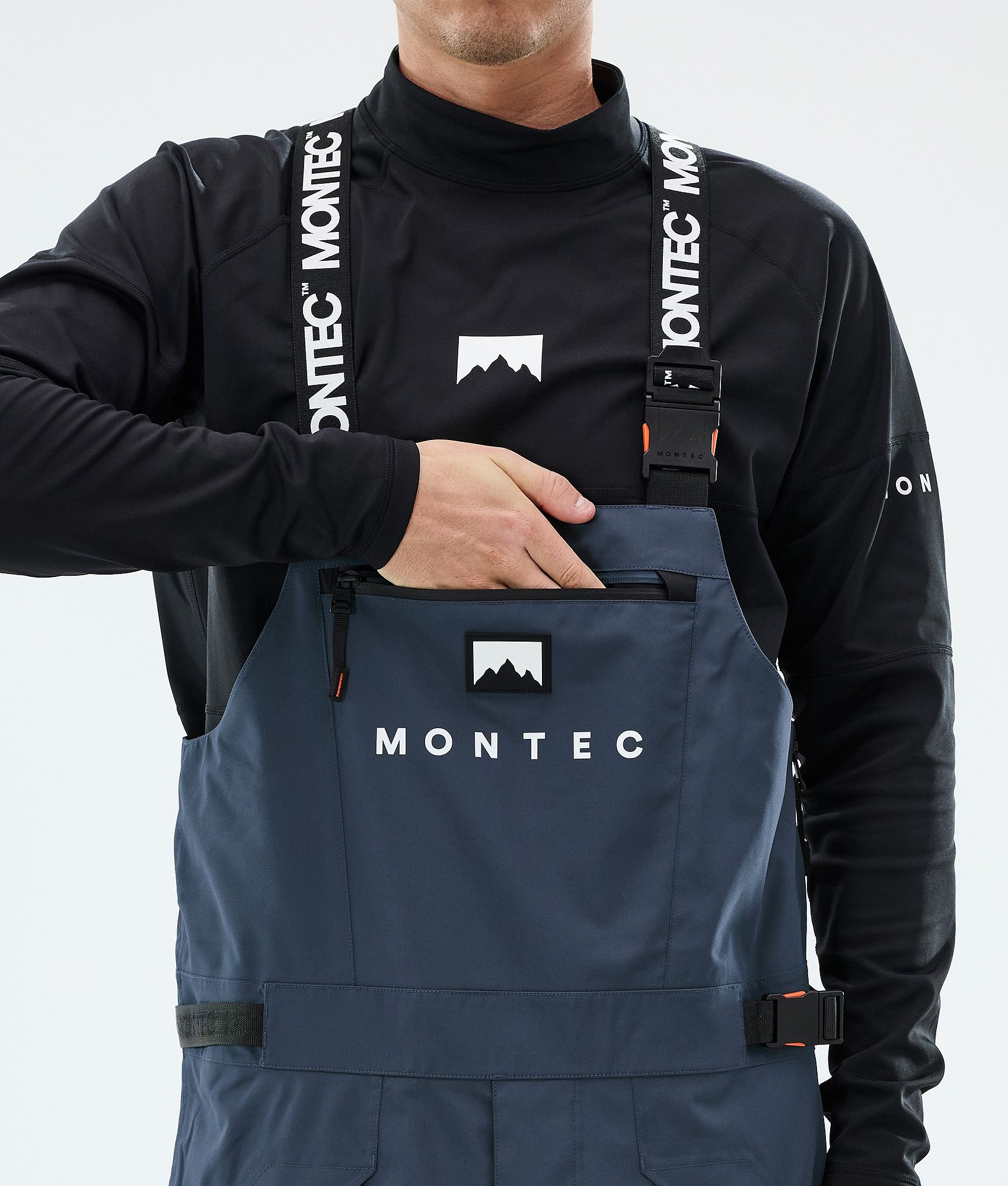 Montec Arch スキーパンツ メンズ Metal Blue/Black/Light Grey