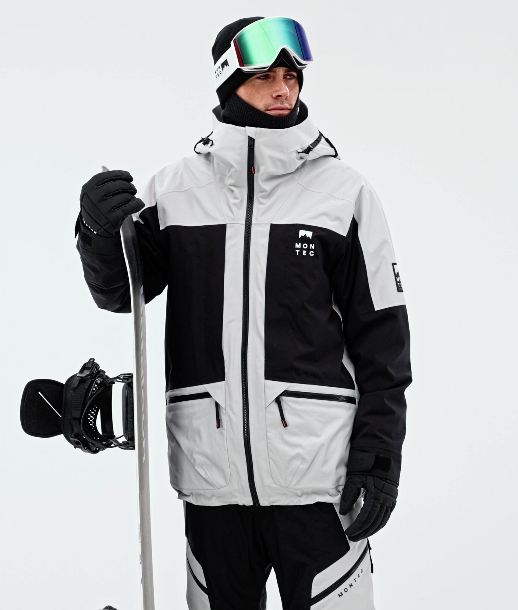 MONTEC モンテック　ウェアー Montec Morpheus スノーボードジャケット メンズ Light Grey/Black