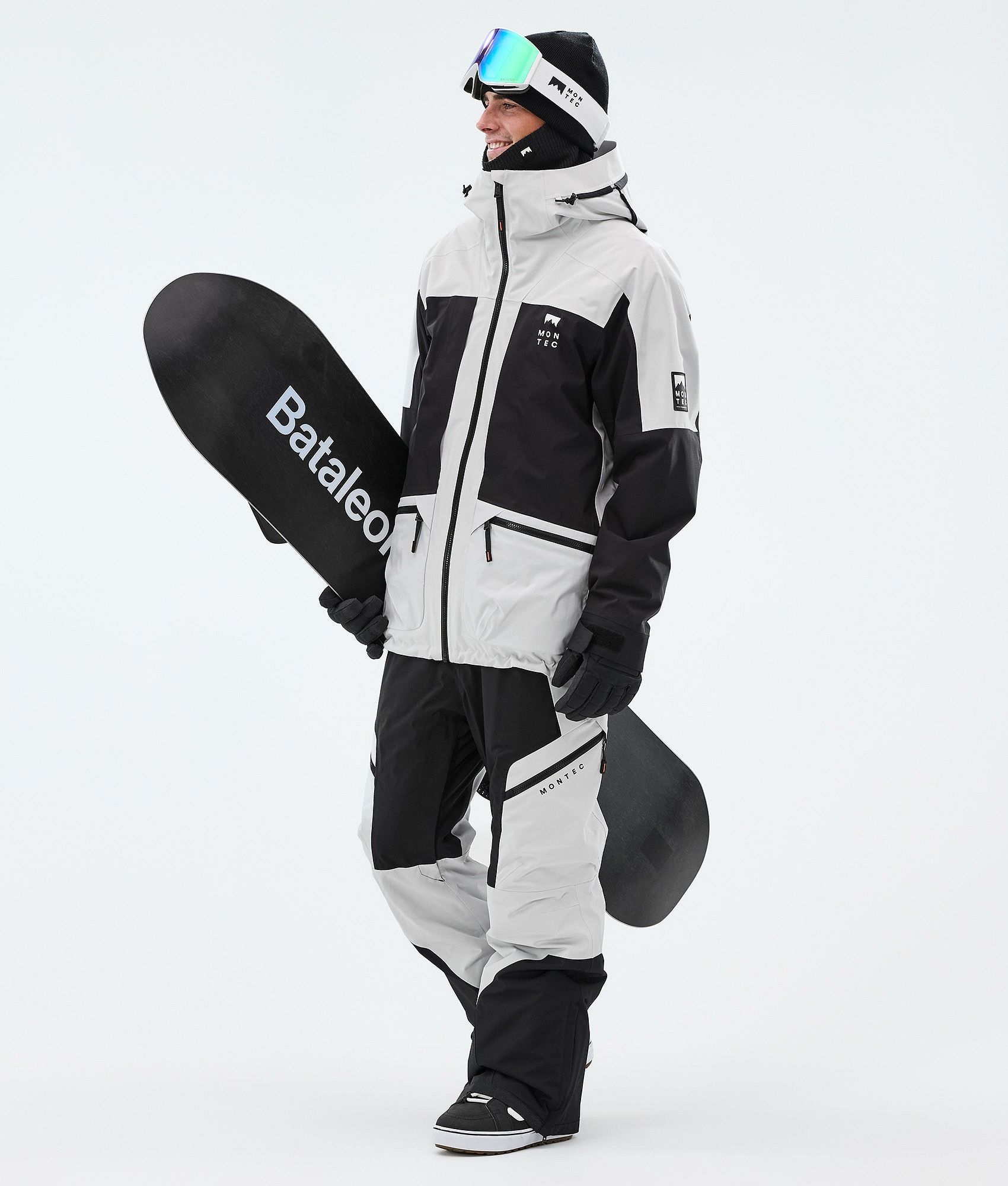 Montec Morpheus スノーボードジャケット メンズ Light Grey/Black
