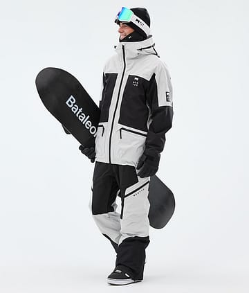 Morpheus Snowboardový Outfit Pánské Light Grey/Black