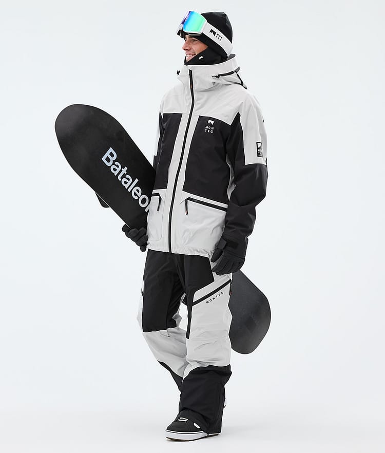 Morpheus Snowboard Jacket Men Light Grey/Black, Image 2 of 9