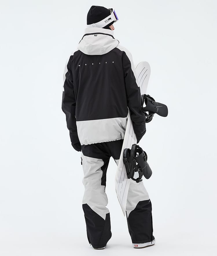 Morpheus Snowboard Jacket Men Light Grey/Black, Image 3 of 9