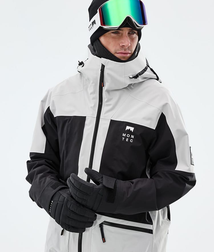 Morpheus Snowboard Jacket Men Light Grey/Black, Image 4 of 9