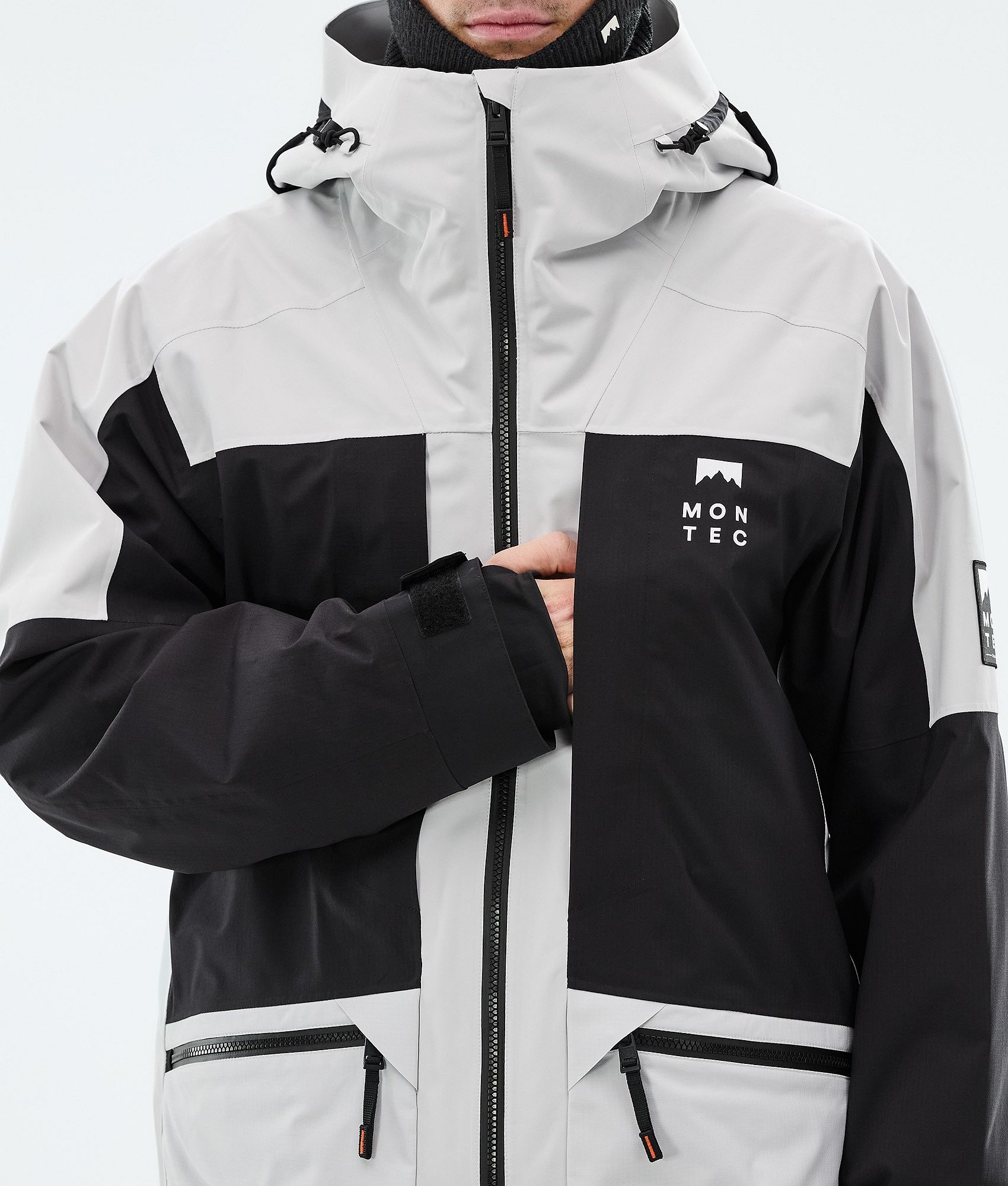 Montec Morpheus スノーボードジャケット メンズ Light Grey/Black