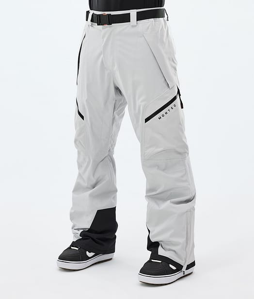 Apoc Pantaloni Snowboard Uomo Light Grey