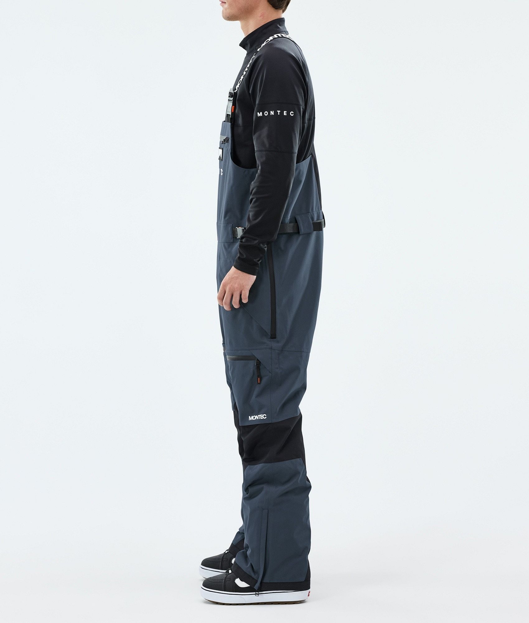 Montec Arch スノボ パンツ メンズ Metal Blue/Black - ブルー
