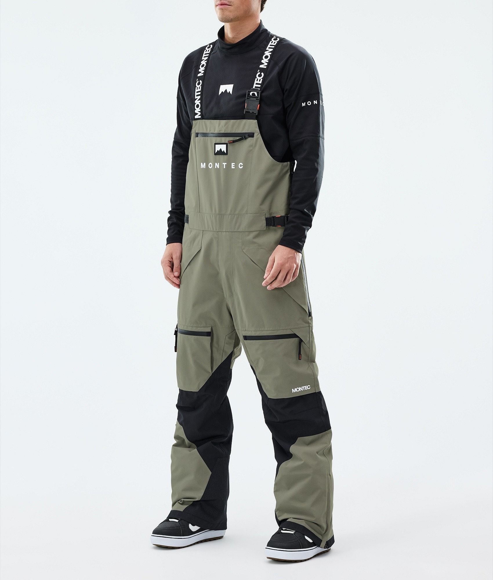 Montec Arch スノボ パンツ メンズ Greenish/Black - グリーン