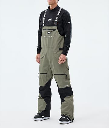 Arch Snowboard Pants Men Greenish/Black