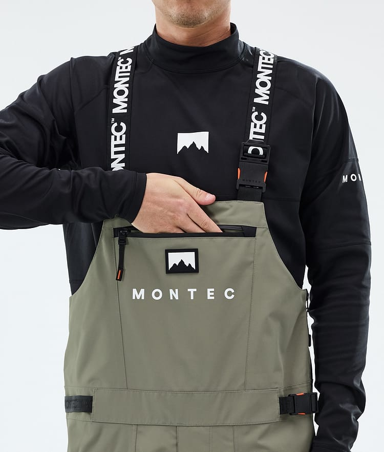 Arch Snowboard Pants Men Greenish/Black, Image 5 of 6