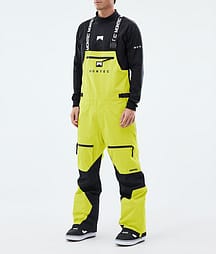 Montec Arch Kalhoty na Snowboard Pánské Bright Yellow/Black