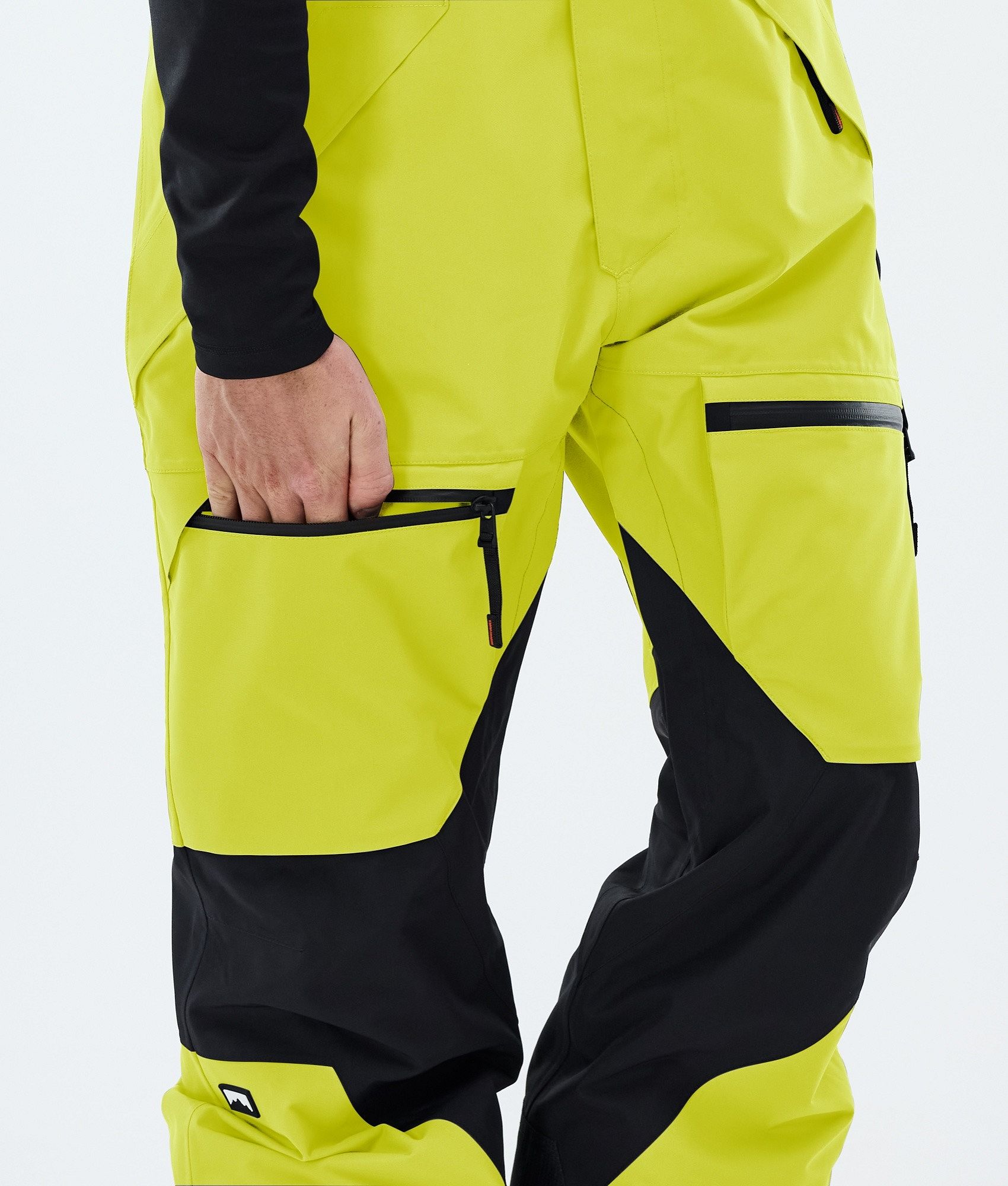Montec Arch Snowboard Pants Men Bright Yellow/Black | Montecwear.com