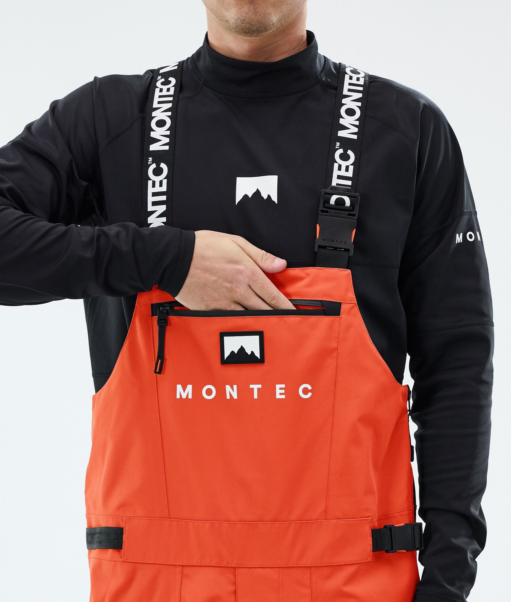 Montec Arch スキーパンツ メンズ Orange/Black - オレンジ