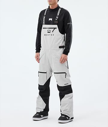Arch Snowboard Pants Men Light Grey/Black