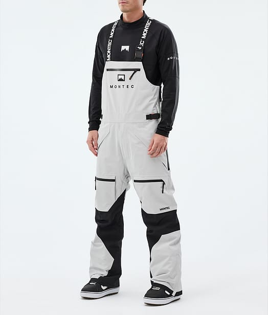 Arch Pantaloni Snowboard Uomo Light Grey/Black