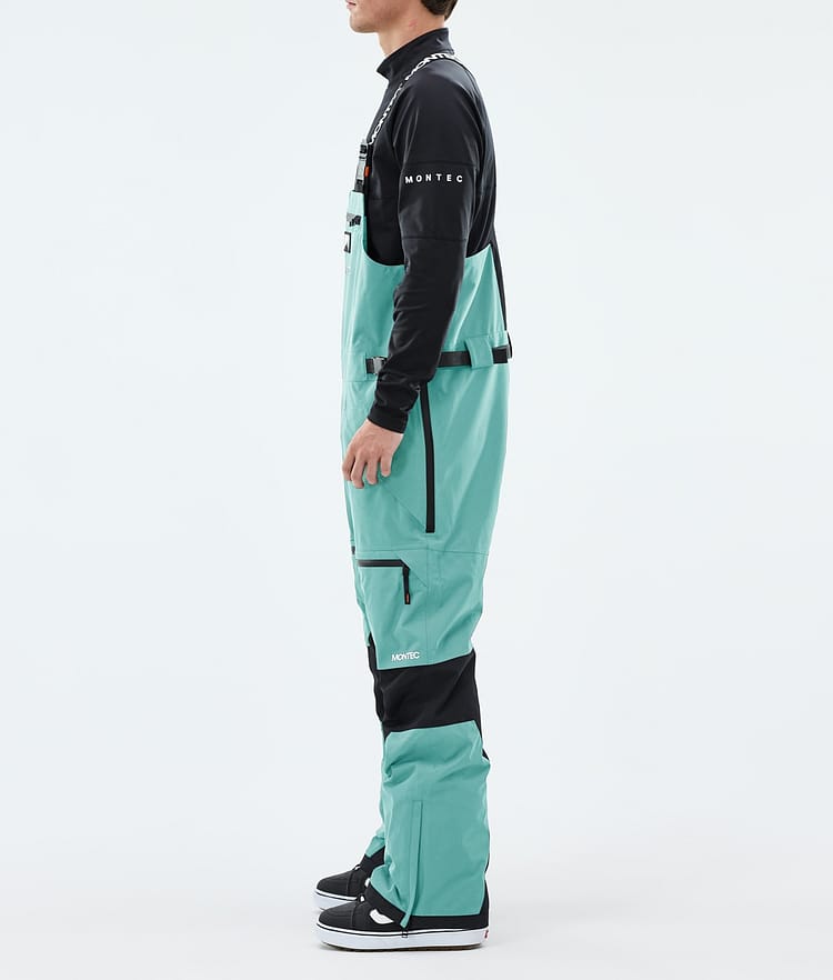 Arch Snowboard Pants Men Turquoise/Black, Image 2 of 6