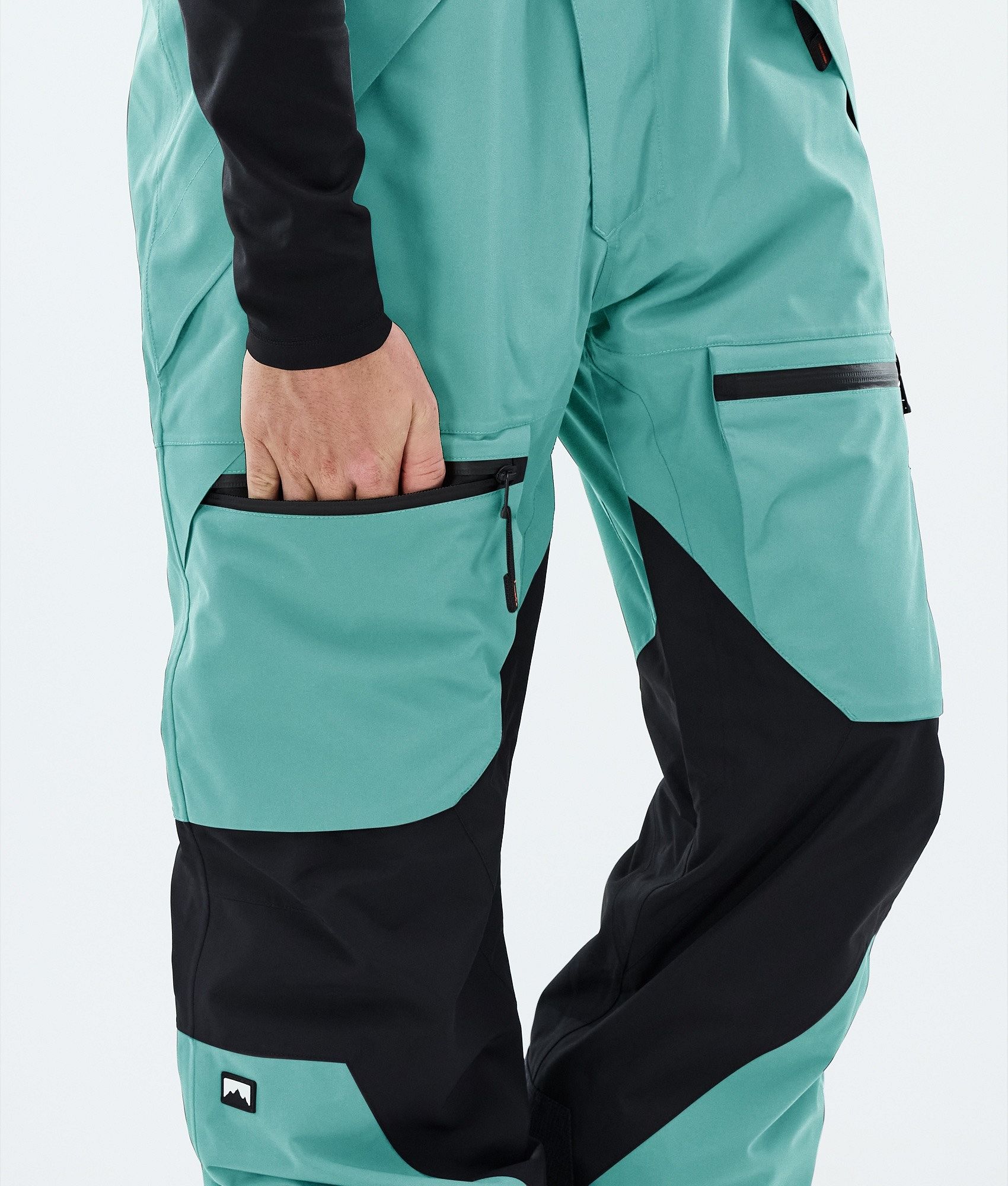 Montec Arch Snowboard Pants Men Turquoise/Black | Montecwear.com