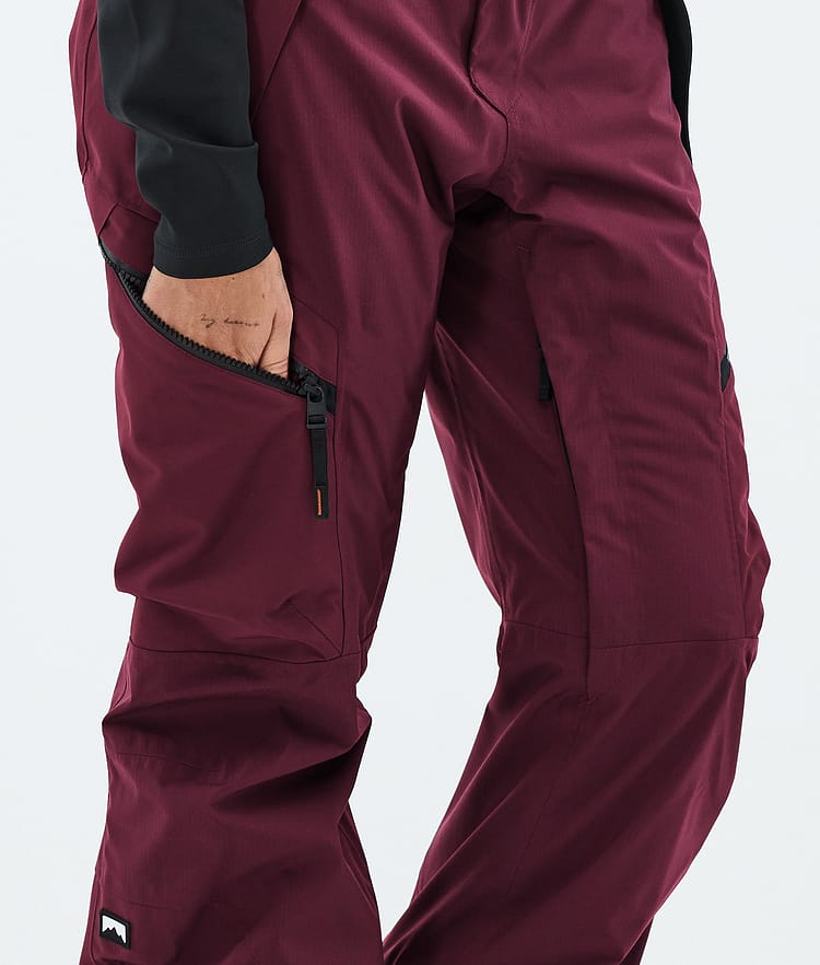 Apoc W Snowboard Broek Dames Burgundy, Afbeelding 6 van 6