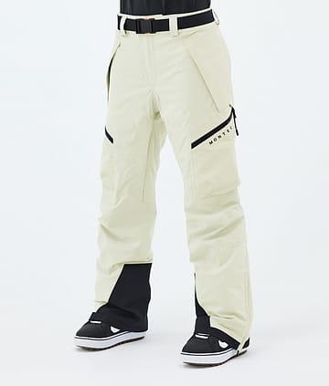 Apoc W Snowboard Bukser Dame Dirty White
