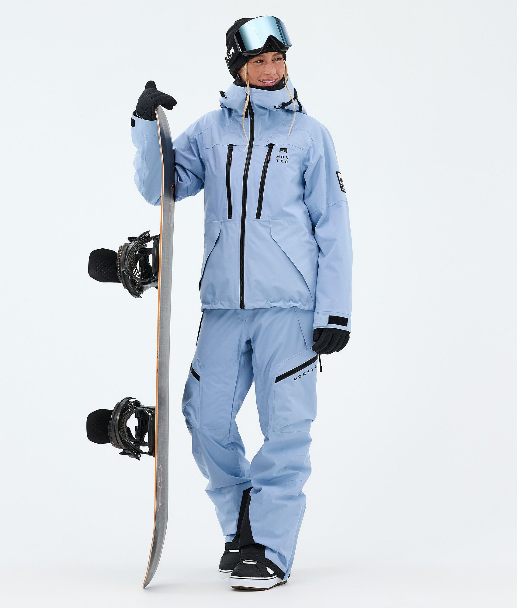 Montec Apoc W スノボ パンツ レディース Light Blue - ブルー